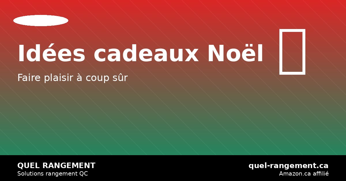 Idées cadeaux Noël 2026: rangement utile qui plaira vraiment — quel-rangement